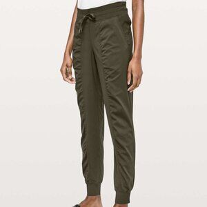 Lululemon Dark Olive Dance Pant Jogger, Size 2